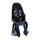 Siège vélo enfant arrière Qibbel Air bleu