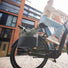 Sacoche vélo porte bagage arrière simple recyclée 20 litres vert gris