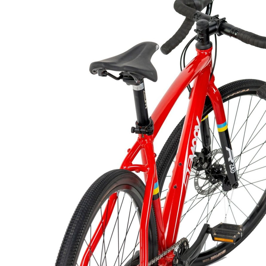 vue arrière du vélo de gravel Bemoov