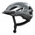 Casque vélo Abus Urban-I 4.0 argent avec lumière arrière intégrée pour sécurité et confort urbain