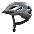 Casque vélo Abus Urban-I 4.0 argent avec lumière arrière intégrée pour sécurité et confort urbain