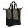 Sacoche vélo  réfléchissante Oslo Shopper 24L New Looxs pour porte-bagages arrière noir et kaki