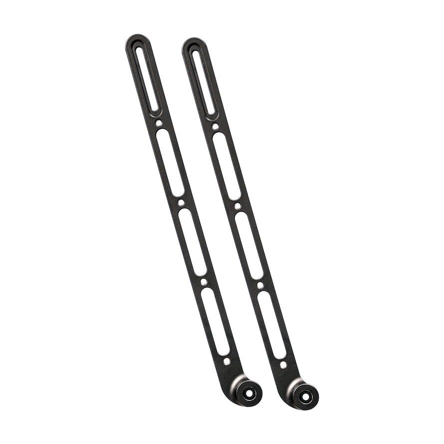 Transformez votre vélo en machine d'aventure avec cet adaptateur cargo universel pour fourche sans œillets.