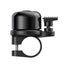 Sonnette AirBell Original 22 mm noire avec support intégré pour AirTag, fixation guidon vélo compatible Apple AirTag