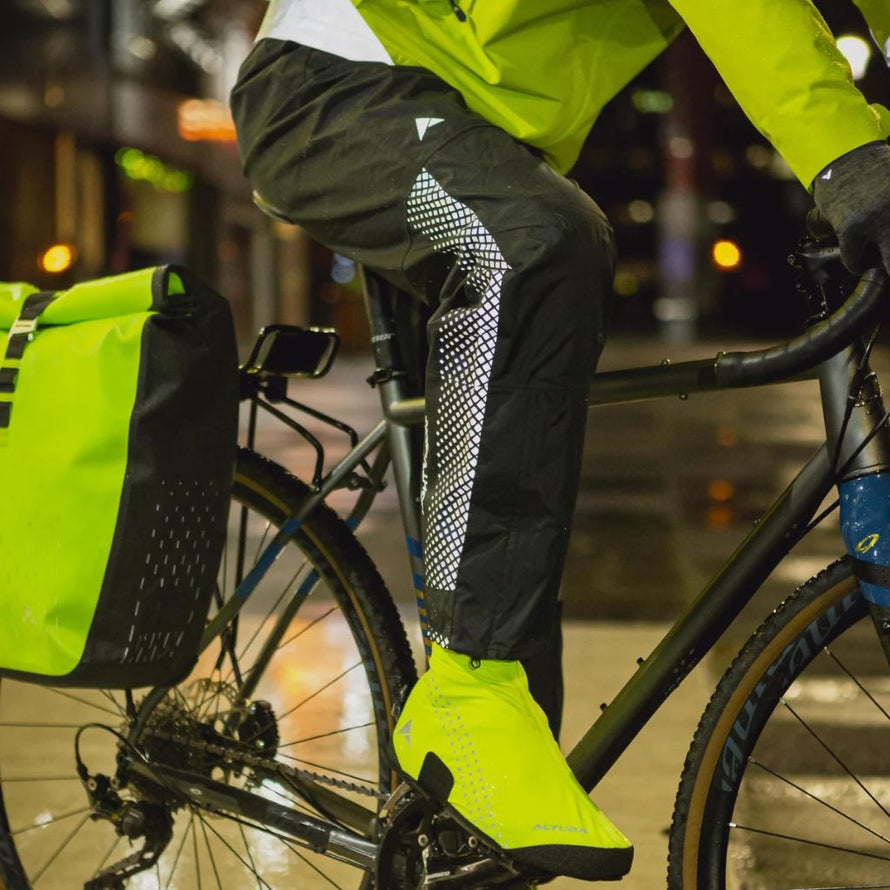 Surpantalon de cycliste Altura noir compact avec poches et bandes réfléchissantes