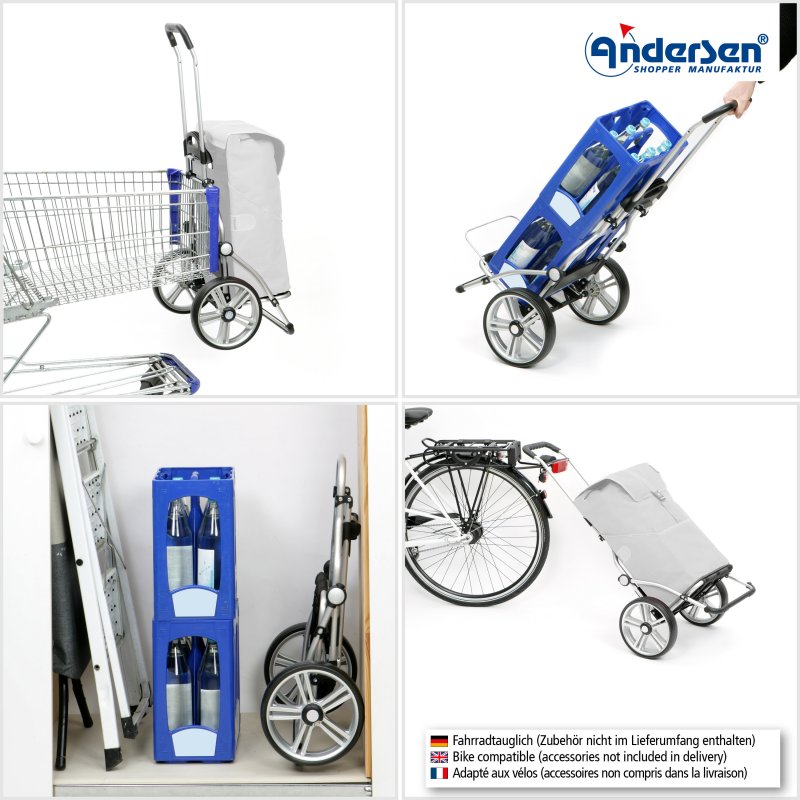 systeme d'accroche au caddie Andersen hangfix