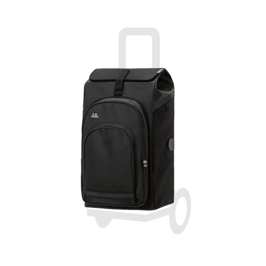Sac Hydro Andersen 62L noir avec poche isotherme, idéal pour vélo, pratique et spacieux pour courses