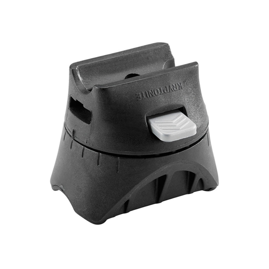 Détail du système de verrouillage de l'antivol U combiné Evolution Mini-7 avec câble flex de Kryptonite