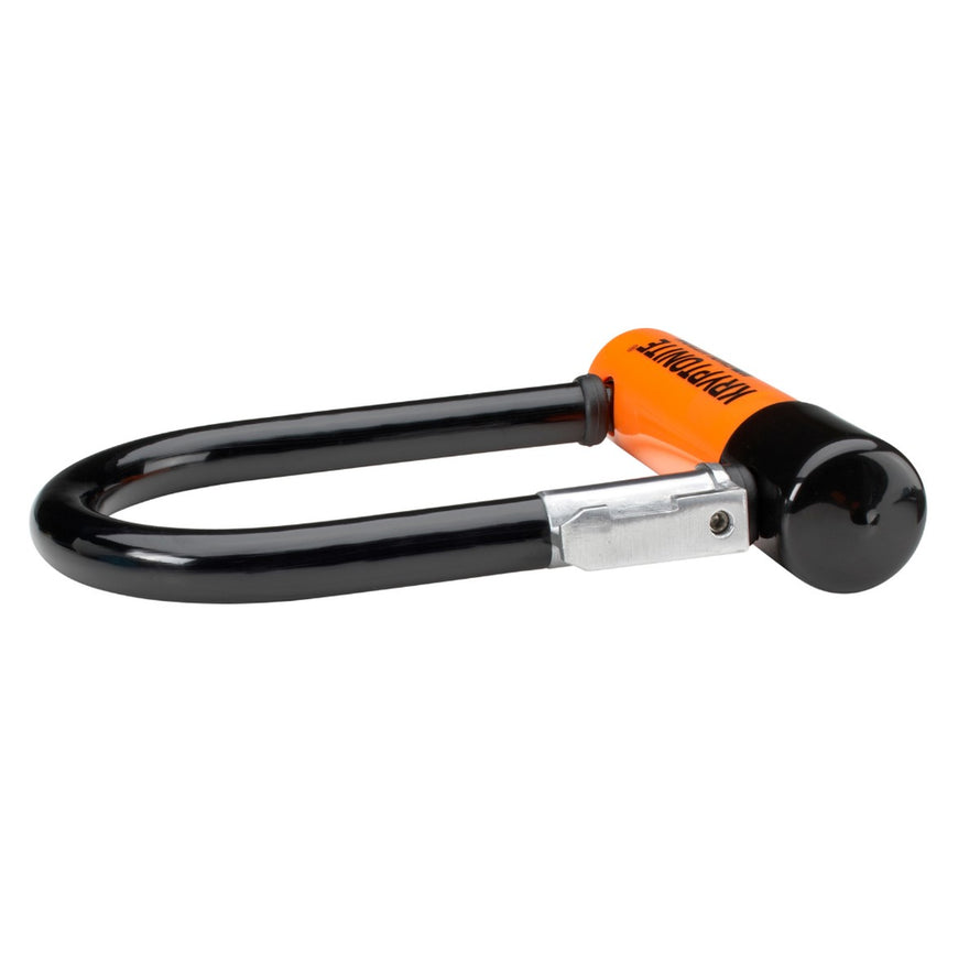Antivol U mini-5 Evolution de Kryptonite avec anse noire et corps orange pour protection vélo efficace