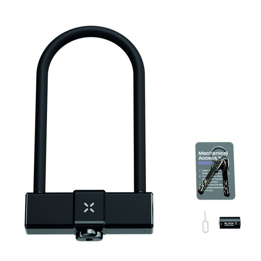 Antivol U connecté Bluetooth OnGuard BLACK X Titan LS pour protéger efficacement votre vélo contre le vol