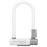 Antivol vélo Kryptolok Mini 7 blanc de Kryptonite vue de face avec logo visible