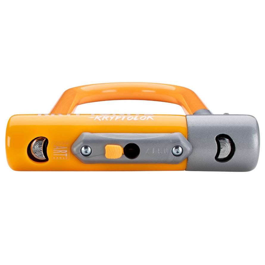 Antivol vélo Kryptolok Mini 7 orange de Kryptonite, sécurité renforcée pour votre vélo urbain