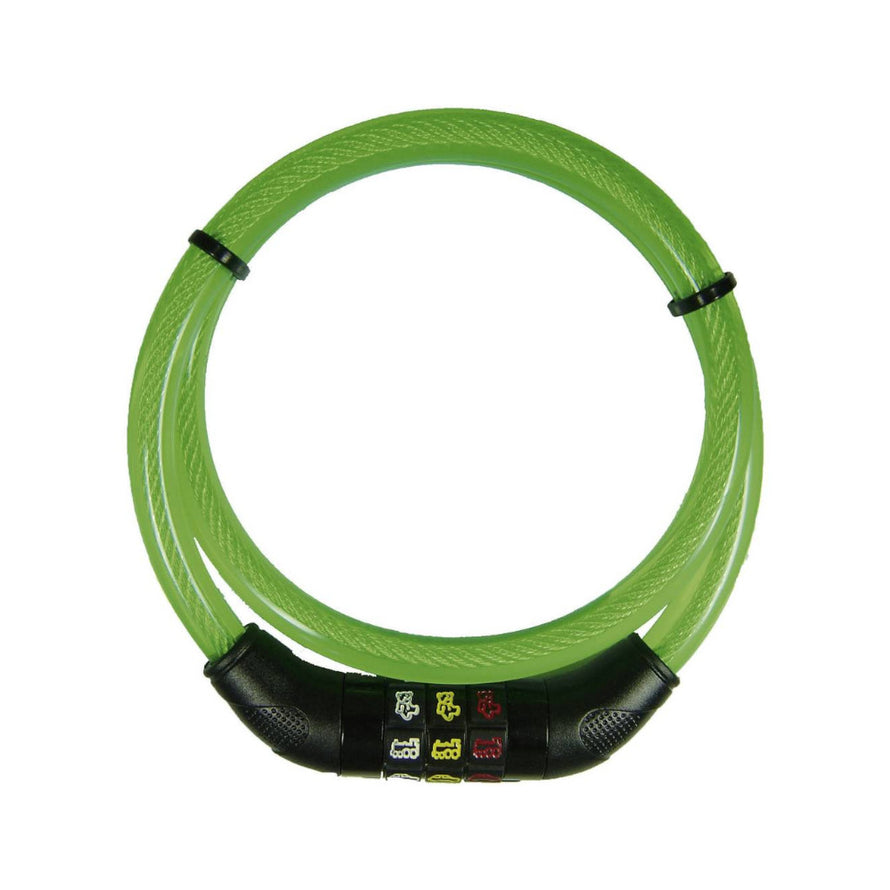 Câble antivol vélo enfant à code symboles 