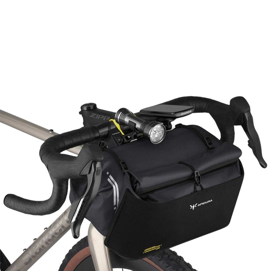 Pochette additionnelle Apidura pour sacoches guidon Expedition, rangement pratique et robuste pour cyclotourisme