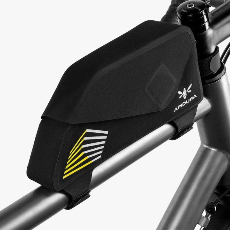 Sacoche de cadre supérieure Apidura Racing 1L noire, compacte et résistante pour vélo