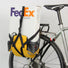 Sacoche Arkel Haul-it jaune fixée sur porte-bagages vélo, grande capacité pour transport sécurisé et pratique