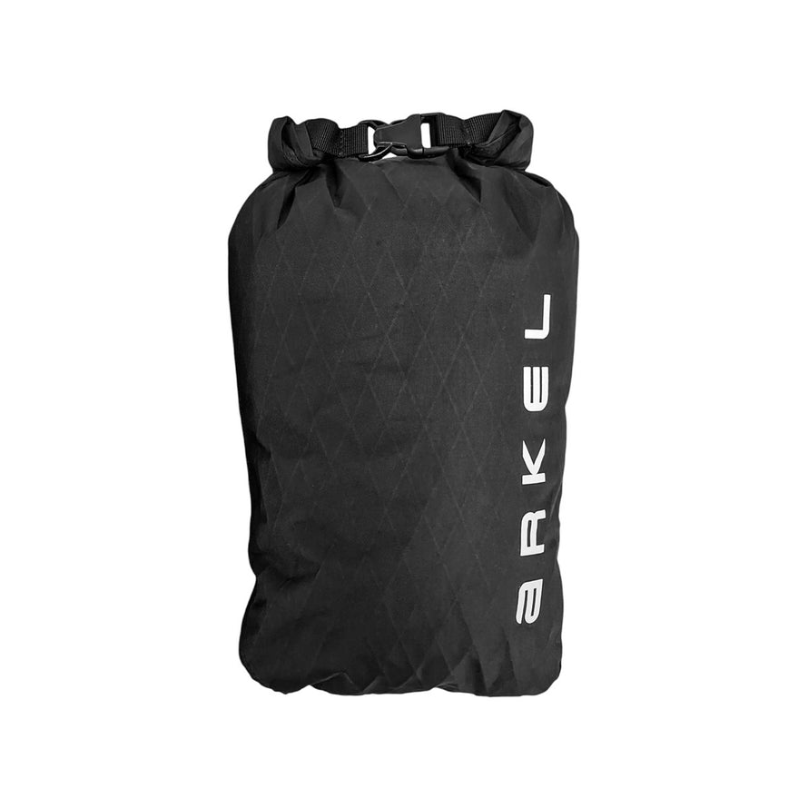 Sacoche noire étanche Arkel Pack Bikepacking 34,5 L avec fermeture roulée pour protection optimale en voyage