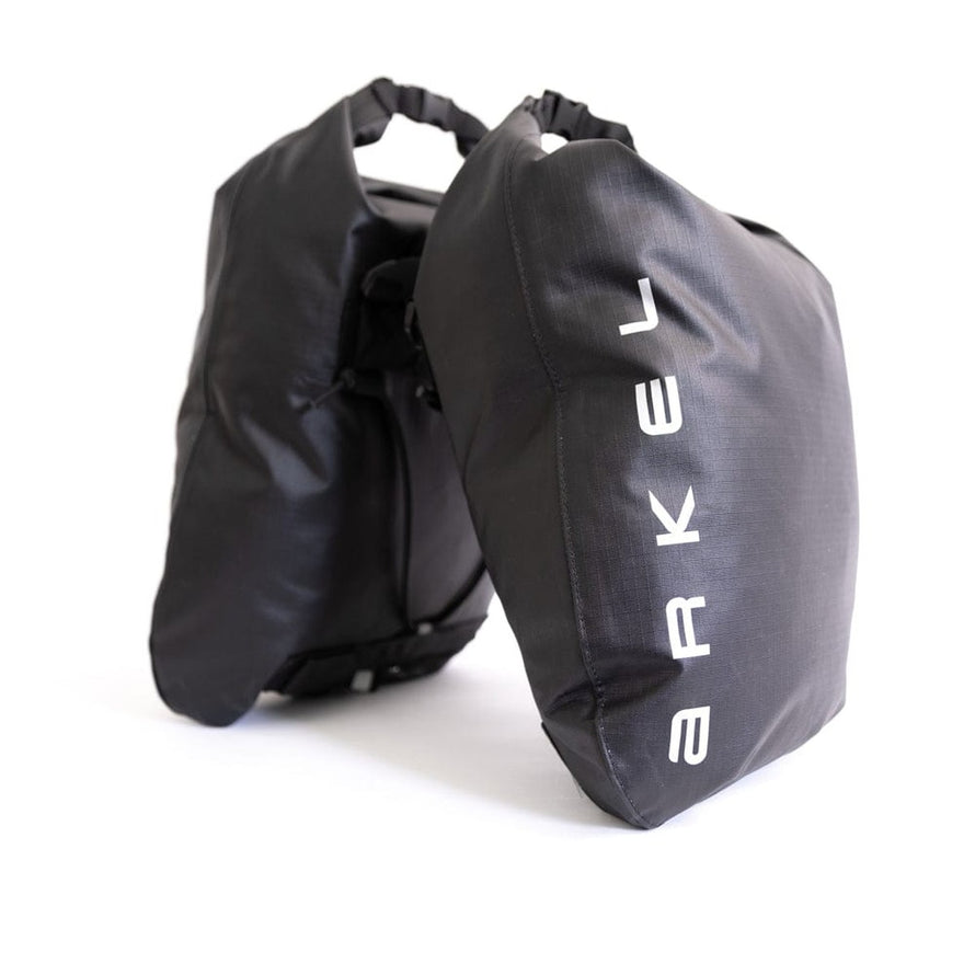 Sacoches etanches Arkel Dry-Lites 2 x 14L noires, parfaites pour velo et protection pluie