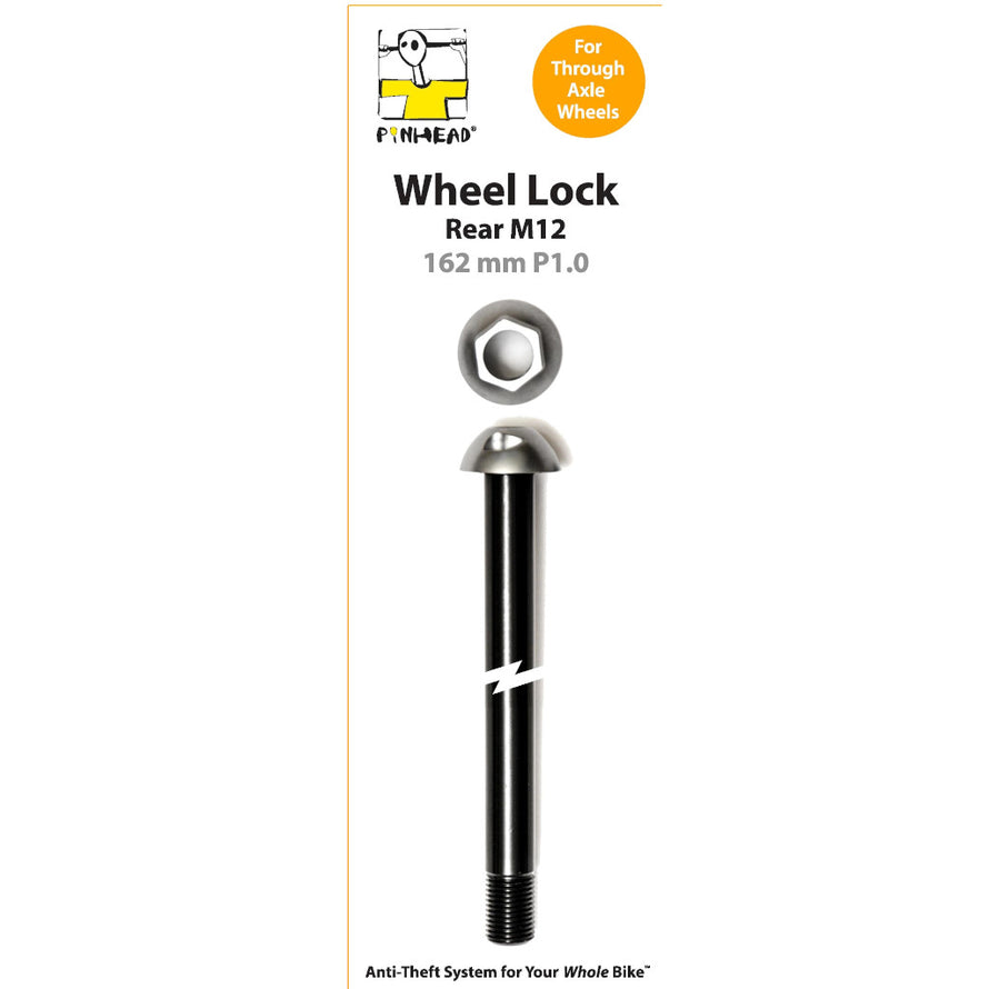 Axe antivol traversant roue arrière M12 x 162 x 1.0