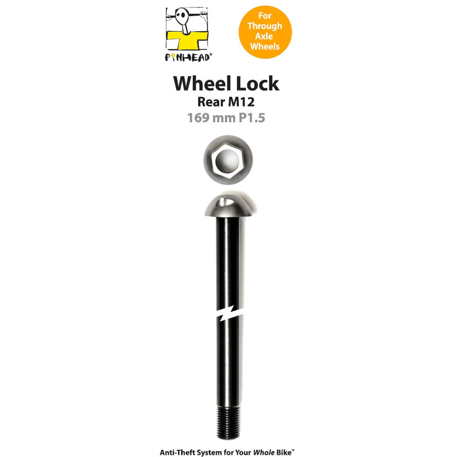 Axe antivol traversant roue arrière M12 x 169 x 1.5