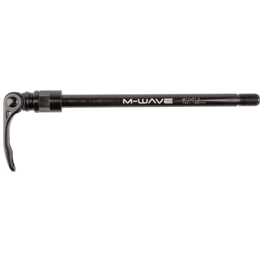 Axe traversant 12 mm M-Wave avec support de remorque 1,5 filetage