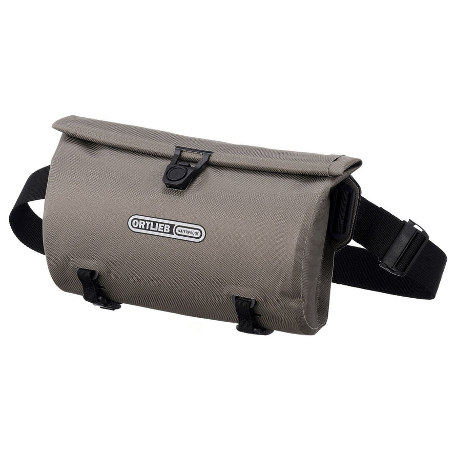 Banane Ortlieb Velo-Sling 3L grise, sacoche convertible et etanche pour cyclistes urbains