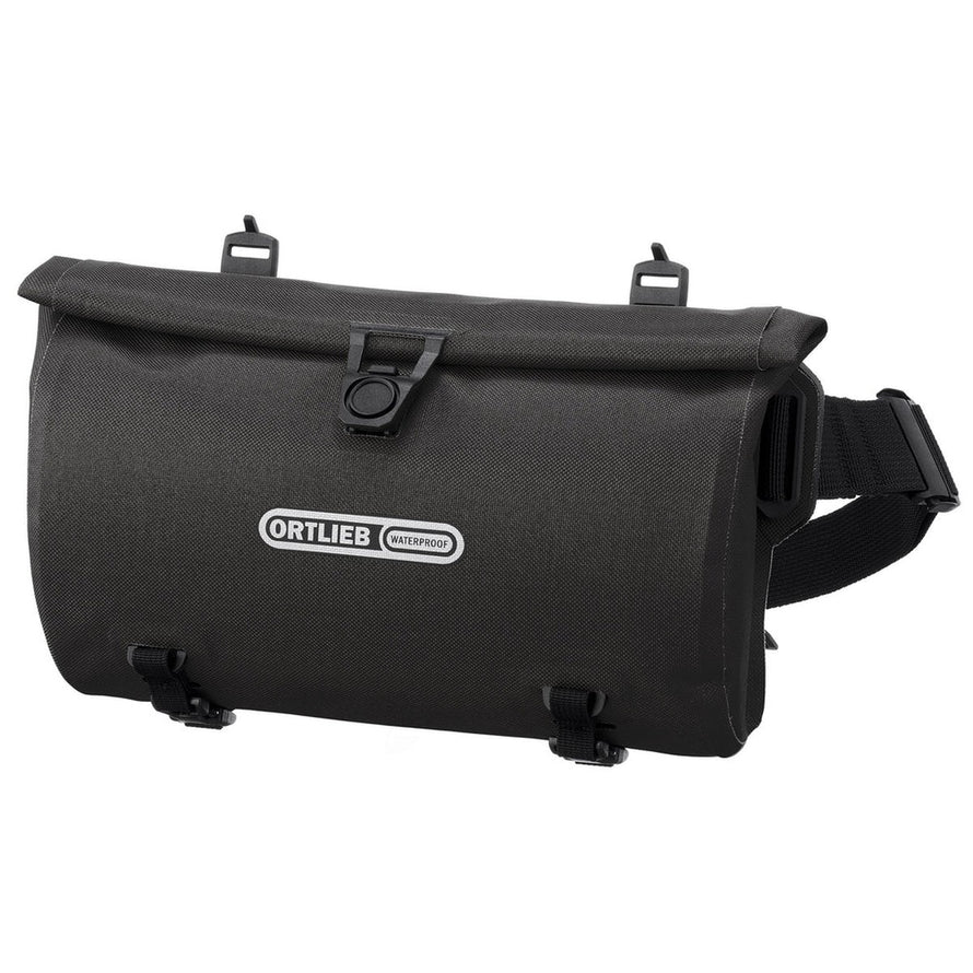Banane Ortlieb Velo-Sling 3L noire, sacoche guidon convertible et etanche pour cyclistes urbains