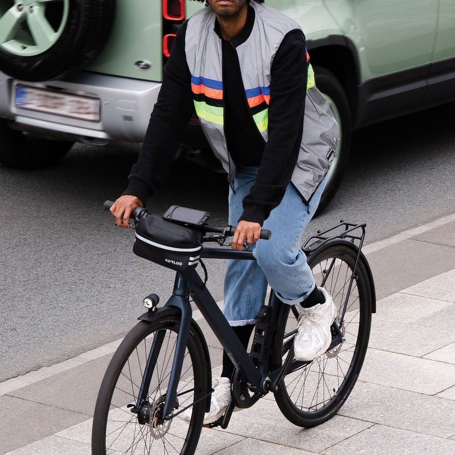 sacoche guidon vélo Gofluo noire