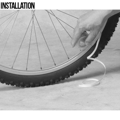 Bande réfléchissante autocollante sur jante roue de vélo - #2