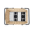 Panier arriere Basil Cento Rattan Look avec fixation rapide compatible MIK et Multi System pour velo urbain pratique - vue 2