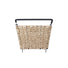 Panier arriere Basil Cento Rattan Look avec fixation rapide compatible MIK et Multi System pour velo urbain pratique et elegant