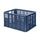 Caisse vélo Basil Crate bleu clair pour porte-bagages, légère et ventilée, parfaite pour transport urbain pratique