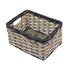 Panier avant en rotin tressé main pour vélo Basil modèle Dijon, robuste et élégant
