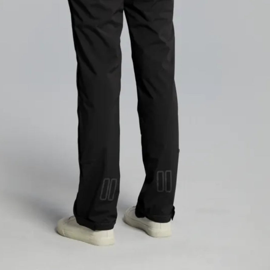 Pantalon imperméable Basil Skane pour femme, protection efficace contre la pluie en vélo, noir et ergonomique
