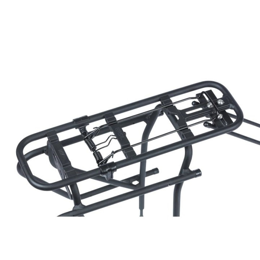 Porte-bagages arriere Basil Universal Cargo MIK avec charge utile maximale de 27kg pour velo polyvalent et robuste