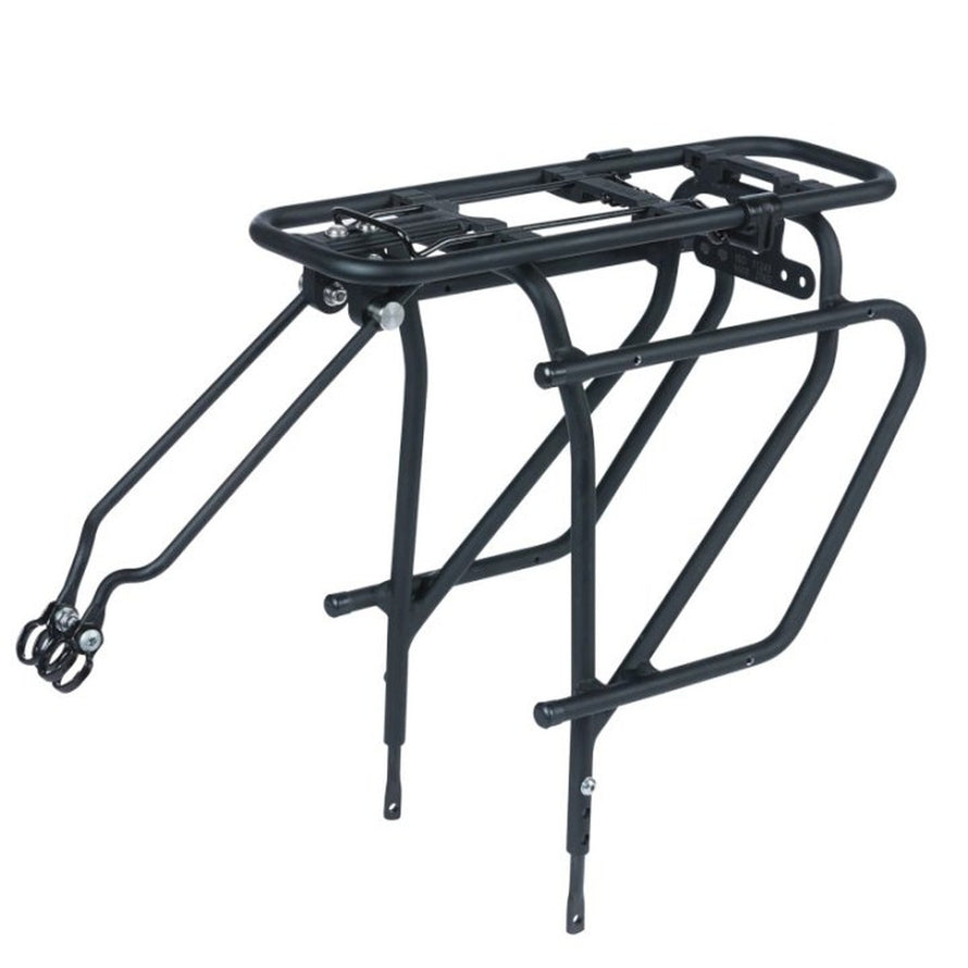 Porte-bagages arrière Basil Universal Cargo MIK supportant jusqu'à 27kg pour vélo robuste et polyvalent