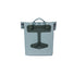 Sacoche Basil City Shopper bleu fonce pour porte-bagages MIK Studs, robuste et pratique pour velo urbain