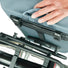 Sacoche Basil City Shopper avec fixation rapide MIK Studs pour porte-bagages vélo urbain