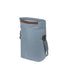 Sacoche Basil City Shopper pour porte-bagages MIK Studs en gris clair, élégante et pratique pour vélo urbain