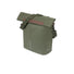 Sacoche Basil City Shopper vert kaki pour porte-bagages MIK Studs, pratique et stylée pour vélo urbain