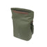 Sacoche Basil City Shopper vert militaire pour porte-bagages MIK Studs, élégante et résistante pour vélo urbain