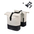 Sacoche double Basil Cove 32L avec fixation MIK, robuste et imperméable pour cyclisme urbain pratique