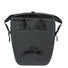 Sacoche Basil Rivo noire avec fixation velcro robuste, idéale pour vélo urbain et résistante aux intempéries