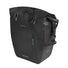 Sacoche imperméable Basil Rivo noire avec bandoulière ajustable et fermeture sécurisée pour vélo