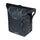 Sacoche Basil Rivo noire avec fermeture zip avant et fixation solide, idéale pour vélo urbain et usage quotidien