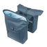Sacoches doubles Basil Brooklyn 2 x 20,5L couleur anthracite, étanches et pratiques pour vélo urbain