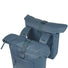 Sacoches doubles Basil Brooklyn 2 x 20,5L couleur navy, étanches et pratiques pour vélo urbain moderne