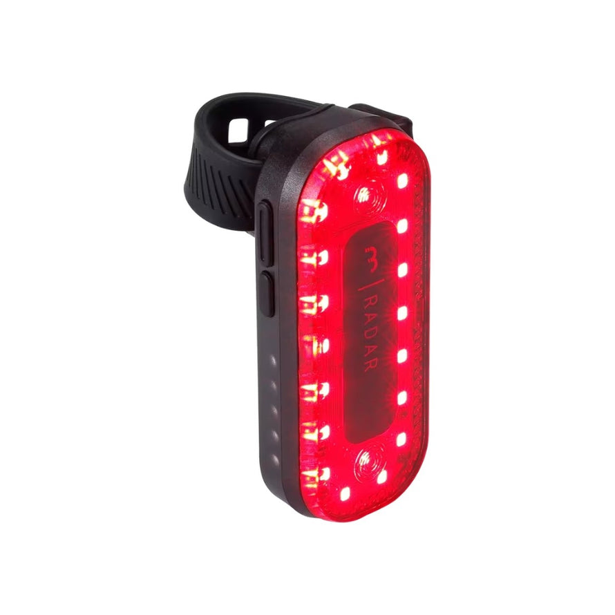 Eclairage arriere BBB Signal Radar LED rouge compact pour velo, assure securite et meilleure visibilite nocturne
