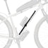 Béquille vélo télescopique stockée sur tube diagnonal du vélo