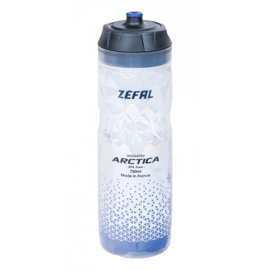Bidon vélo isotherme bleu Arctica de Zefal